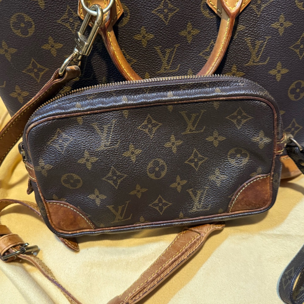 Louis Vuitton Dark Brown Monogram Belt Bag